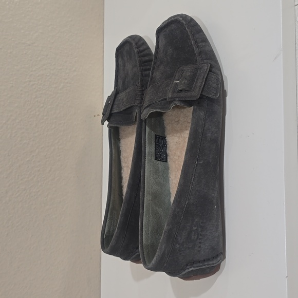 🎆 UGG RETREAT SUEDE SHEARLING LINED LOAFERS MOCCASIN - Picture 7 of 13